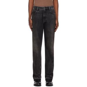 25 SS 게스 남성 블랙 빈티지 내추럴 워싱 데님 진 242603M186002