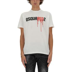 디스퀘어드2 반팔 티셔츠 S74GD1328 WHITE