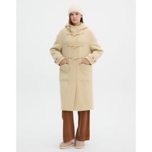올리브데올리브 (OW4WHB01) 부클텍스처 후드넥 떡볶이롱코트 OLIVE  DES  OLIVE