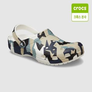 [크록스 본사] 지오 카모 클로그 화이트 멀티 211009-94S