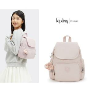 [키플링]키플링 9리터 미니백팩 시티집 미니 핑크 샤인  KPABA0