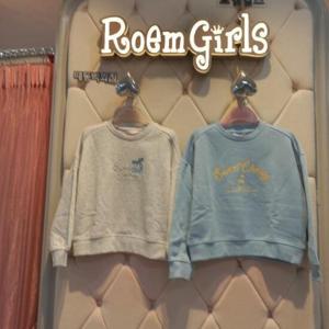 로엠걸즈 DP01 기모 쭈리 세미크롭 스윗셔츠 RGMA23T1C