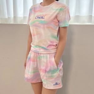 [오닐]24SS 여성 선셋 타이형 반팔 레쉬가드OWUTN6068-403