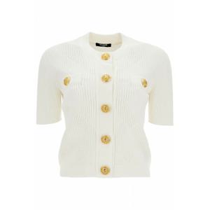 [BALMAIN] 여성 숏슬리브 가디건 위드 emb DF0KL028KH60 0FA /5
