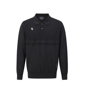 남성 조직감 믹스 칼라 니트 511E1SR302BK