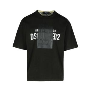디스퀘어드2 반팔 티셔츠 S74GD1405S24583 900 BLACK