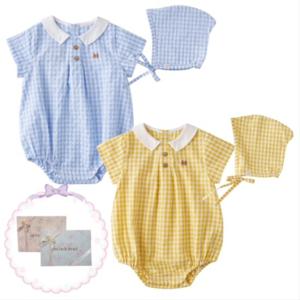 선물추천 [밍크뮤HP]25년S S(BL.YE)체크SET바디슈트 2종 택1 (35970-676-01.02)