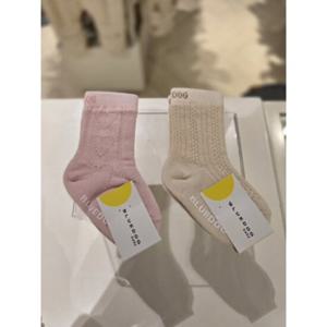 [블루독베이비]25 SS스카시하프양말  2종 택일 (4511481006+4511481007) 신생아 출산 백일 조카 여름 봄