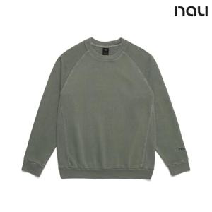나우  (1NUTSS4904_FK) UGD오가닉스웻셔츠 FOREST KHAKI