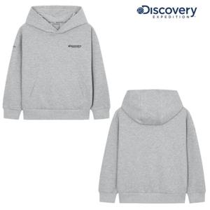 디스커버리키즈 DKTR35051-MGS 키즈 에센셜 스몰로고 트레이닝 후드티셔츠