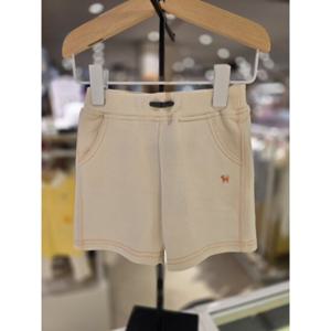 [블루독베이비] 25 SS(크림)블루독 베이지 반바지   등원 백일 돌 선물 팬츠 여름 신상 상하복 (4531941201
