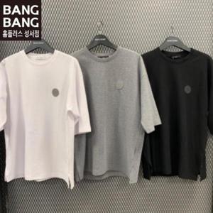 뱅뱅 HC04 빅사이즈봄남여 라운드반팔7부 티셔츠 BTK132