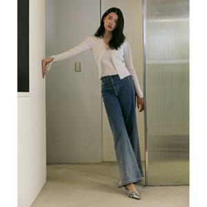 [에고이스트] ER2ODP05 [BLUE LABEL] 그라데이션 스판 와이드 데님팬츠
