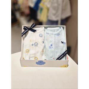 블루독베이비 10 25SS여름신상(MN)큐티돌핀반팔드로잉사자반팔내의세트 (453700541605415)