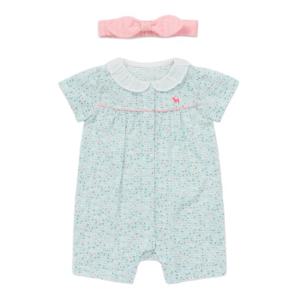 블루독베이비 10 25SS여름신상(MN)폼폼플라워반팔세트우주복 (45370041090)