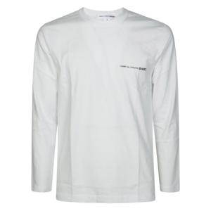 꼼데가르송 긴팔 티셔츠 FOT025S25 WHITE Bianco