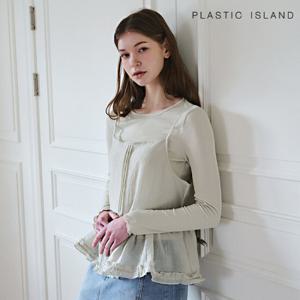 플라스틱아일랜드 뷔스티에 셋업티셔츠(PRTWT013)
