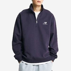 뉴발란스 공용 TEAM STACKED 기모 반집업 맨투맨 NBNCD42933-75