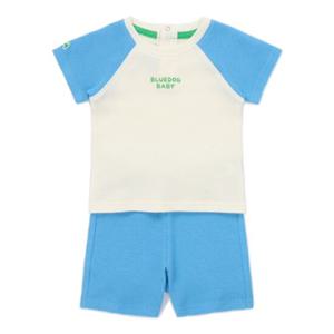 [블루독베이비8] SS25 와플상하세트 HJ (4537067203) (BLUEDOG BABY 유아 출산 백일 선물 도트 강아지 내복