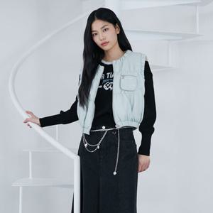 [에고이스트] ER1PV260 숏기장 볼륨 패딩 베스트