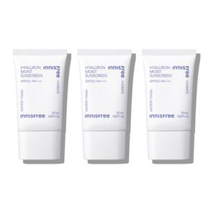 이니스프리 트루 히알루론 수분 선크림 SPF50+ PA4+ 50mL 3개