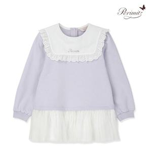 [레베끌레][페리미츠] 25년 봄신상 레이스 롱 티셔츠 / P2511T19