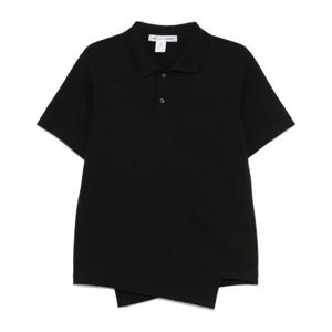 꼼데가르송 블랙 폴로 셔츠 FOT017S25 BLACK