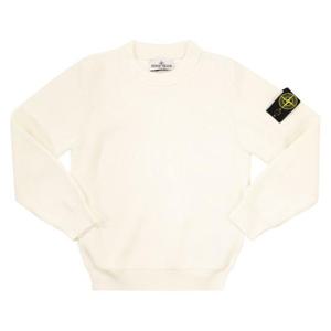 키즈 스톤 아일랜드 니트 스웻셔츠 K1S165100004 WHITE
