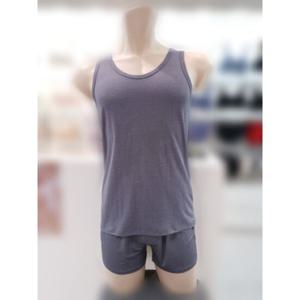 [엘르이너웨어](EEMRN133GY)25SS그레이 인견인팅 남성 런닝