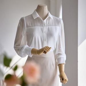 [커스텀에이블] 카라 시스루블라우스_T2504BL018A