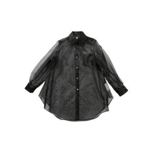 꼼데가르송 여성 블랙 긴팔 셔츠 GOB016 0511