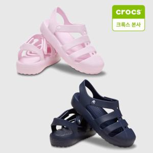 [크록스 본사] 크록스 클래식 피셔맨 키즈 샌들 2컬러 남여공용 (210625-410 210625-6ZW)