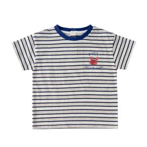 밍크뮤 [NY] 쁘띠크랩스트라이프티셔츠  35315-332-01