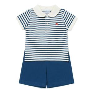 [블루독베이비] 25SS여름신상 (BL)ST카라골지상하복 (4537067205)