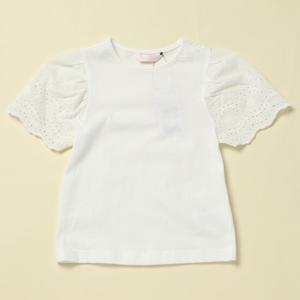 로엠걸즈레이스 소매 반팔티셔츠RGRA2532C