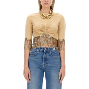 파코라반 반팔 티셔츠 24FXTO842VI0267 P268 Brown