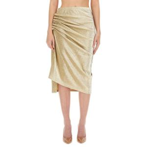 파코라반 숏 스커트 21EJJU007VI0261 M042 GOLD