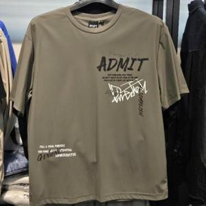 엠할리데이 HC03 핸드 레터링 반팔티 트리코트 쿨소재 남여공용 영문로고 MP2TU234