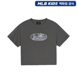 [MLB키즈]빈티지 모노그램 여아 크롭 티셔츠 (7FTSMV153)