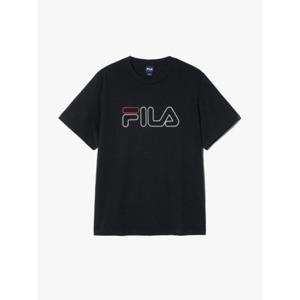 [휠라] FILA 남성용 베이직 빅리니어 반팔티 FS2RSH2102XBLK
