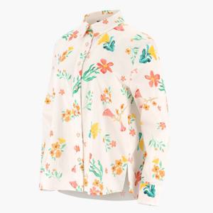 [피에이티]콜라보 빅플라워 베이직 셔츠 QK41502