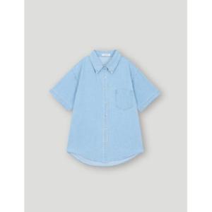 [코데즈컴바인] 루즈핏 데님 반팔셔츠 (CKB-DH381W4)