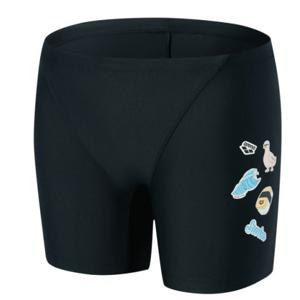 [아레나] 스티커 프린트 3부 남자 수영복 A5BM1MF01BLK