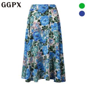 [GGPX] 백 밴딩 플라워 플레어 롱 스커트 (GP2SK023F)