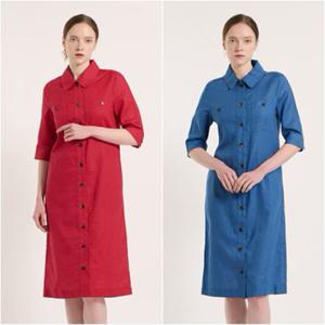 [BCBG] G 린넨 블랜드 원피스 (B5M3G670) (사은품증정)