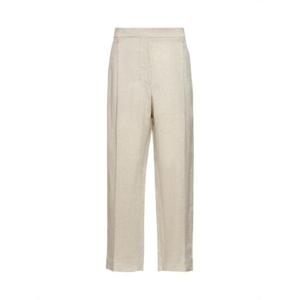 BRUNELLO CUCINELLI 베이지 린넨 팬츠 1841321