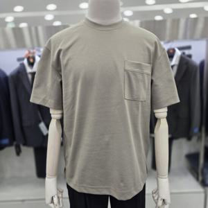 [앤드지]앞포켓 등판 절개 포인트 반팔 면티 JBSF2TR1001 KH