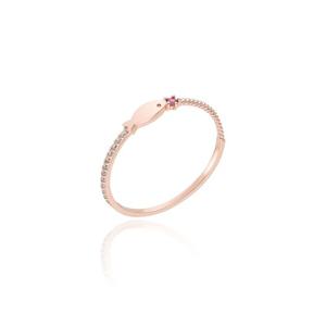[GB] 행운 물고기 루비 포인트 10K GOLD  반지 LRU24007T