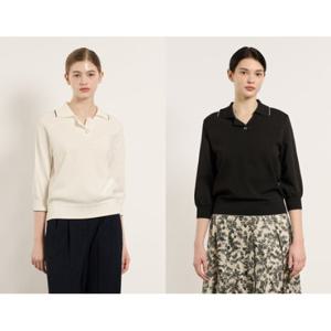 [BCBG] 필롯 카라 니트 P O B5M3K405 (사은품 증정)