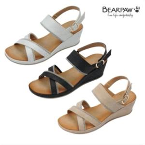 베어파우(BEARPAW) JACE 여성 웨지 샌들 K2977RB-W 3종